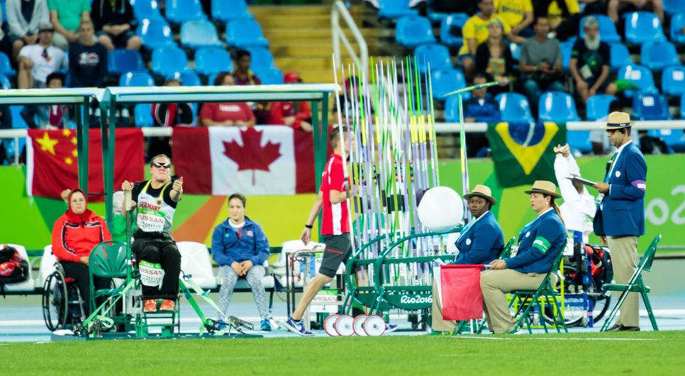 Frances Herrmann hat die erste brandenburgische Medaille bei den paralympsichen Spielen in Rio de Janeiro gewonnen. Foto: Ralf Kuckuck/DBS