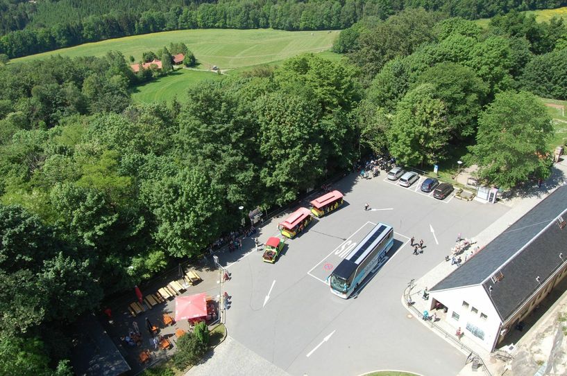 Blick auf den Festungsvorplatz. Foto: Wo