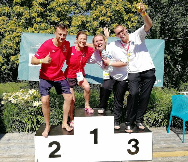 Riesaer Schwimmer räumten viele Medaillen bei den Special Olympics Landessommerspielen Baden-Württemberg in der Partnerstadt Mannheim ab. Glückwunsch!