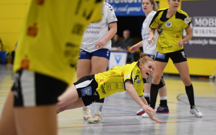 Rabea Pollakowski zeigt vollen Einsatz Fotos: Stefan Michaelis