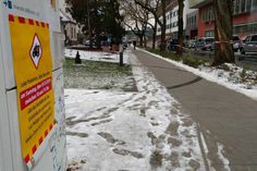 Polizei umstellte am Samstagvormittag Haus 32 im Uniklinikum - allerdings nur zu Übungszwecken. Foto: Uniklinikum Dresden