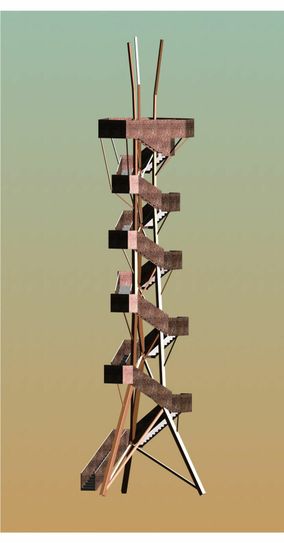 So könnte der neue Rodigtturm schon bald aussehen.   Foto/ Grafik/Architekten