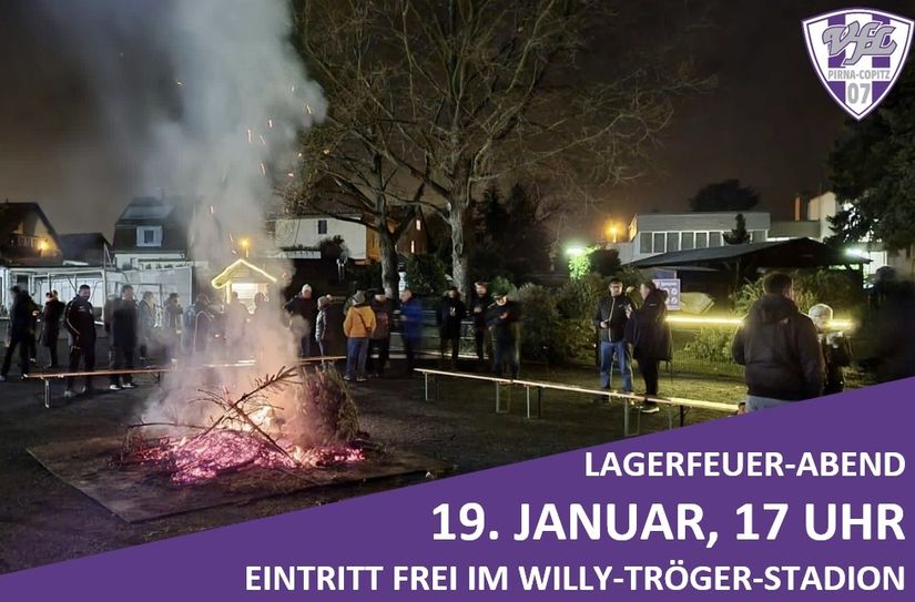 Ausgediente Weihnachtsbäume verbrennen und gemeinsam eine schöne Zeit haben.