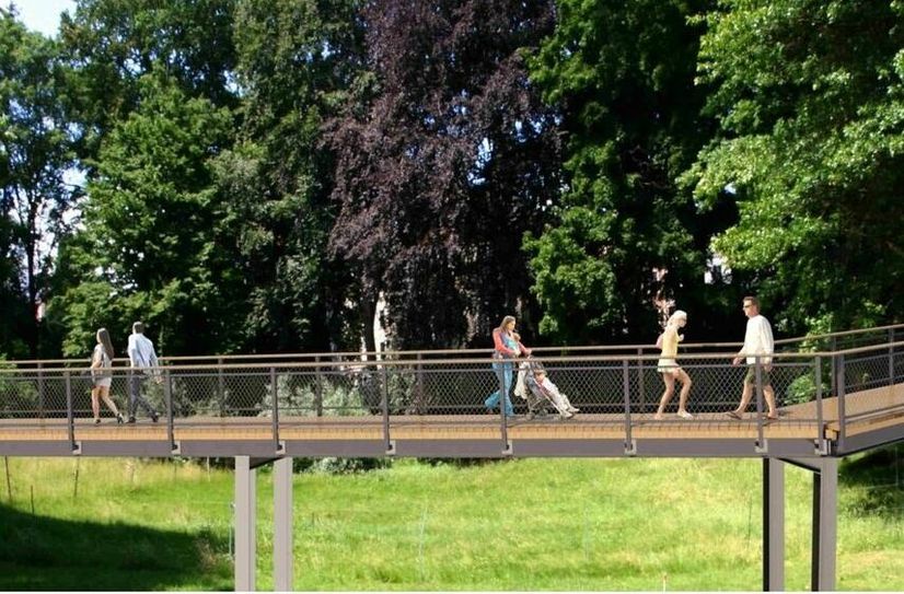 So soll die neue Naturbrücke aussehen.