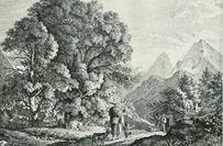 Der Watzmann - Ludwig Richter 1830.