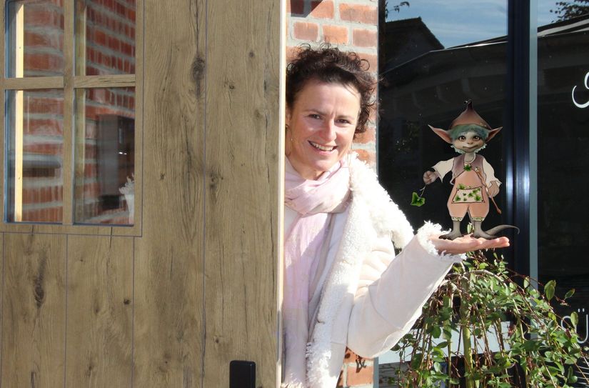 So stellt sich Doris Kasper die Maukis vor. Die kleinen sorbischen Naturwesen sollen dabei helfen, das Südseequartier und den Ort touristisch attraktiver zu machen.