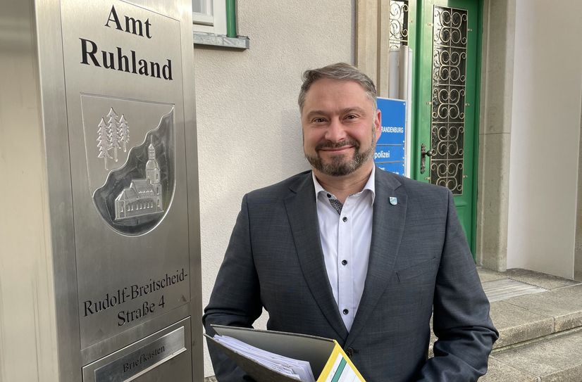 Christian Konzack, Amtsdirektor des Amtes Ruhland.