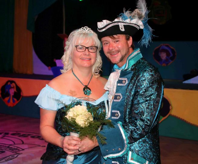 Prinzessin Sandy und Prinz Enrico vom SCC. Foto: Naumann