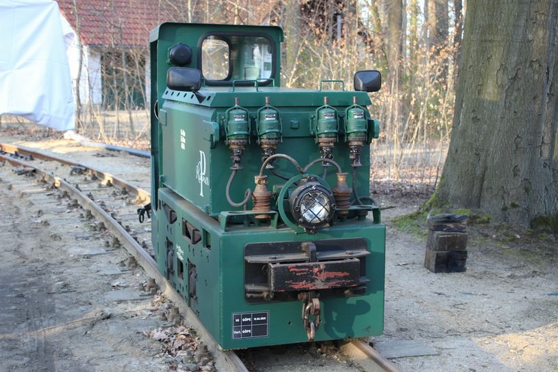Diese Akkulok haben die Görlitzer von der Parkeisenbahn Halle übernommen.