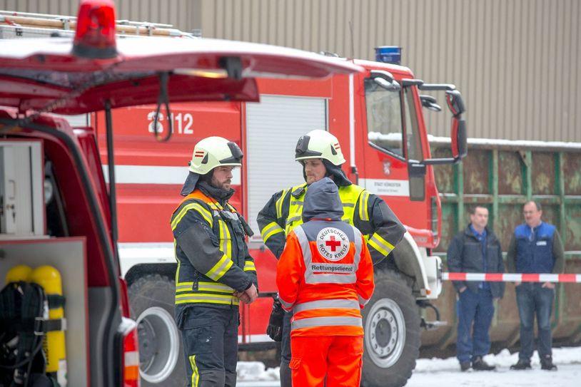 Feuerwehren und Katastrophenschutz waren vor Ort.