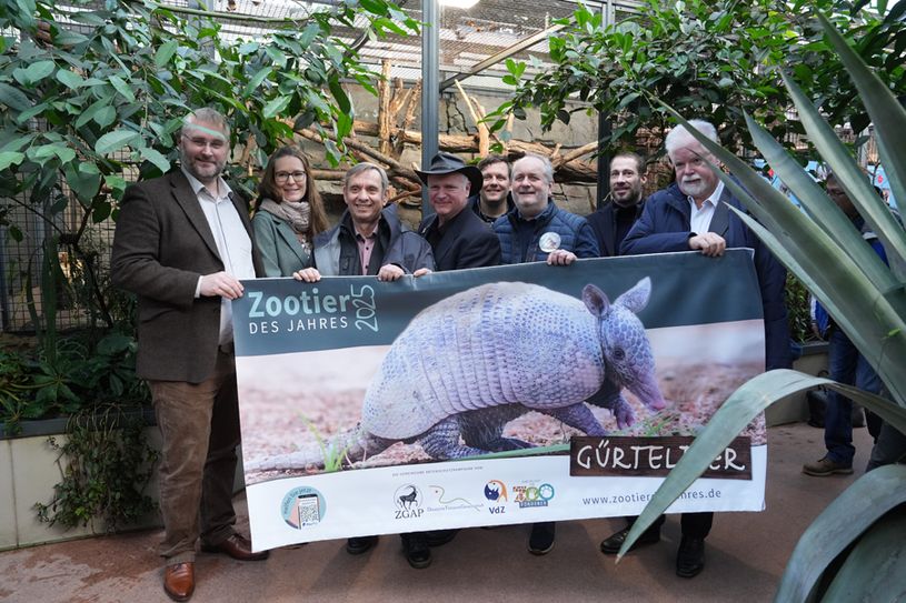 Bekanntgabe Zootier des Jahres 2025 im Zoologisch-Botanischen Garten Wilhelma Stuttgart.