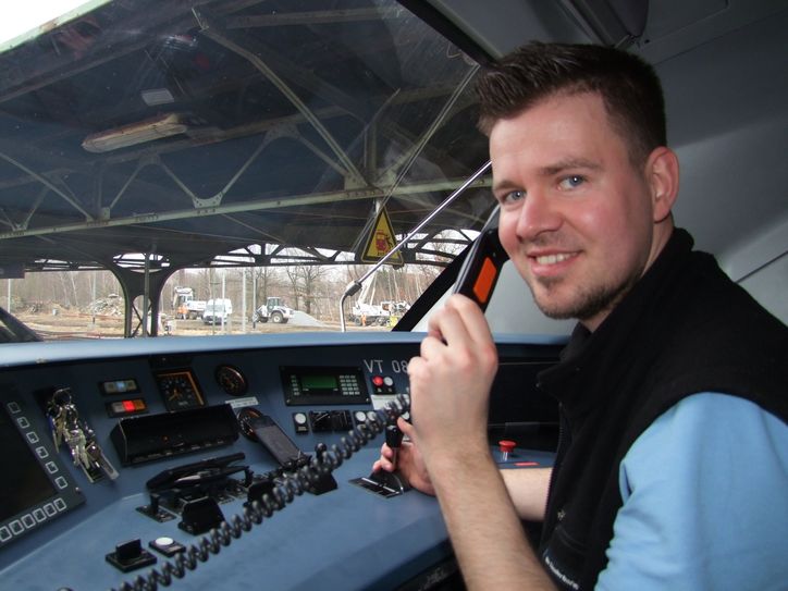 Lokführer Karl Kujau hat schon viel Erfahrung in seinem Job.