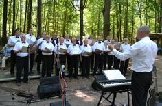 Der Männerchor Poisental in Aktion.