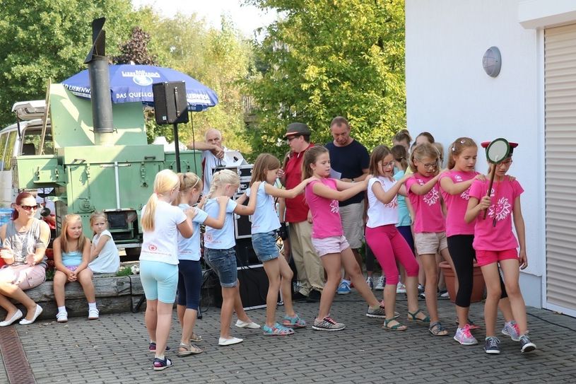 Cottbuser Kindermusical vor Ort. Foto: Cottbusverkehr GmbH