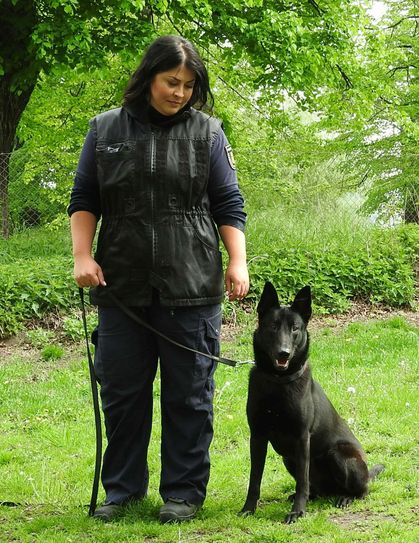Buddy mit Elena Effenberger.