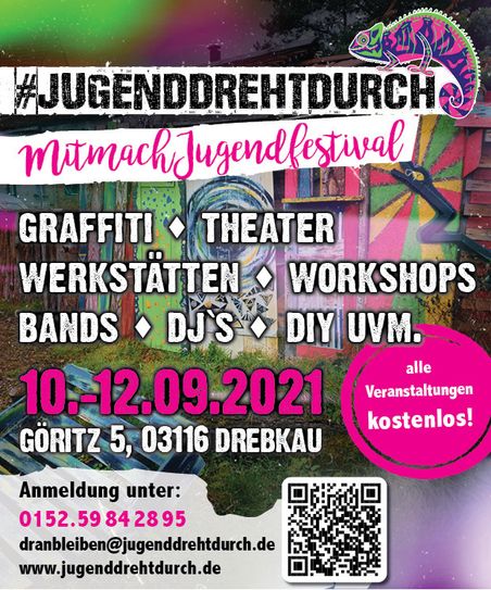 Ein abwechslungsreiches Programm erwartet die jungen Besucherinnen und Besucher auf dem Gelände der Wilden Möhre bei Drebkau.