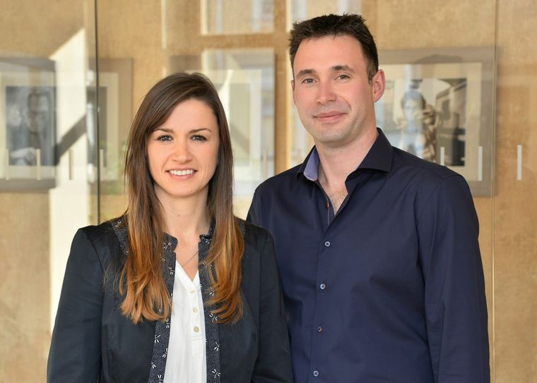 Die neue Geschäftsführerin Caroline Fürll und ihr Stellvertreter Daniel Schmidgunst. Foto: Foto Michaelis