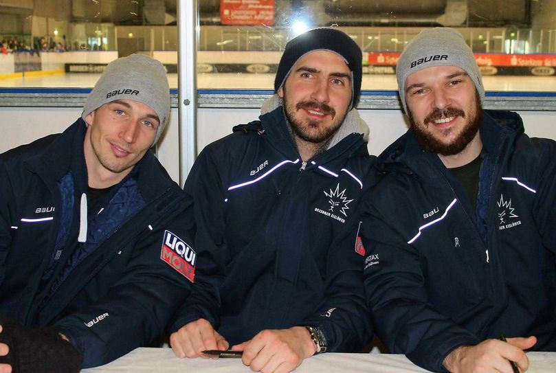 v.l. Tomas Schmidt, Petr Macholda und Steven Rupprich. Foto: Büttner