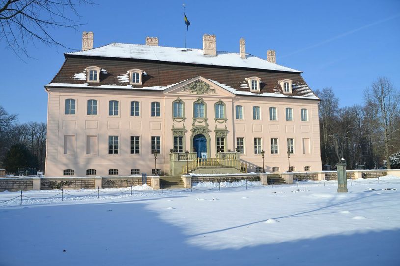 Das Branitzer Schloss im Winter. Foto: Archiv