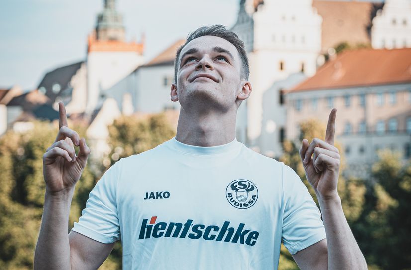 Florian Baudisch ist seit 2020 fester Bestandteil der 1. Männermannschaft und hat zuvor den gesamten Nachwuchsbereich bei der FSV Budissa Bautzen durchlaufen.