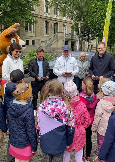 Grundschüler nahmen jetzt an einer Aktionswoche für Verkehrssicherheit teil.