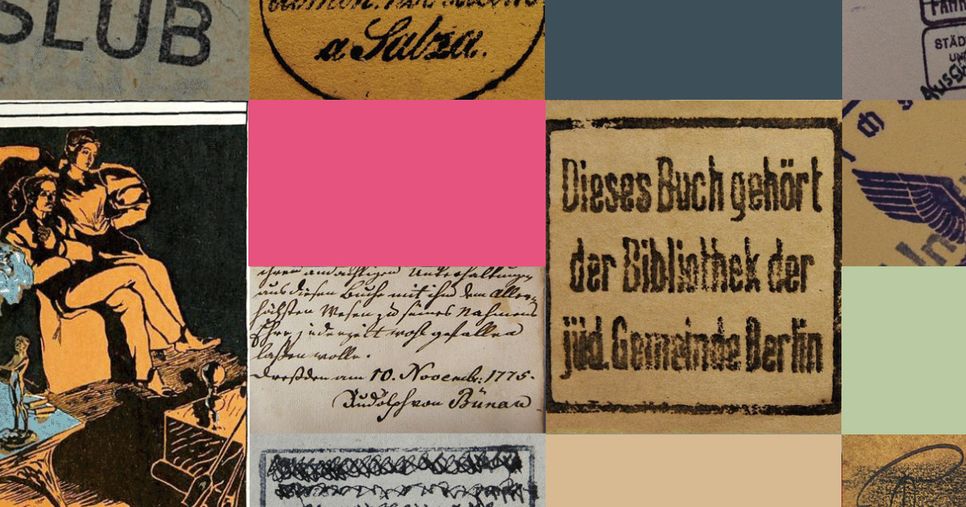 Collage Provenienzmerkmale Foto: SLUB Dresden