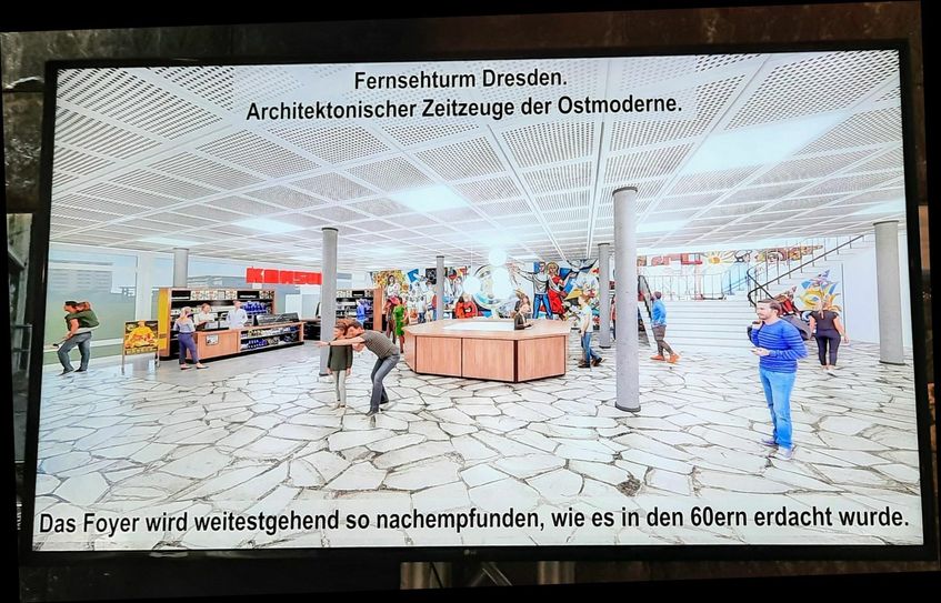 Blick uns Foyer