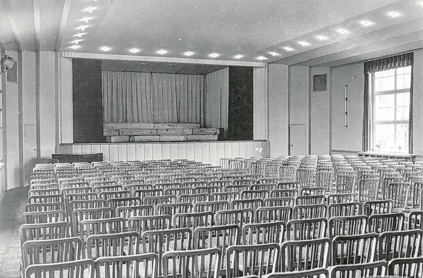 Der große Saal im Klubhaus »Joliot Curie« war Schauplatz vieler Kulturveranstaltungen in Riesa.