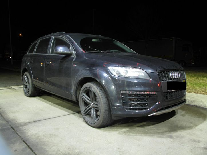 Der sichergestellte Audi Q 7. Foto: Polizei