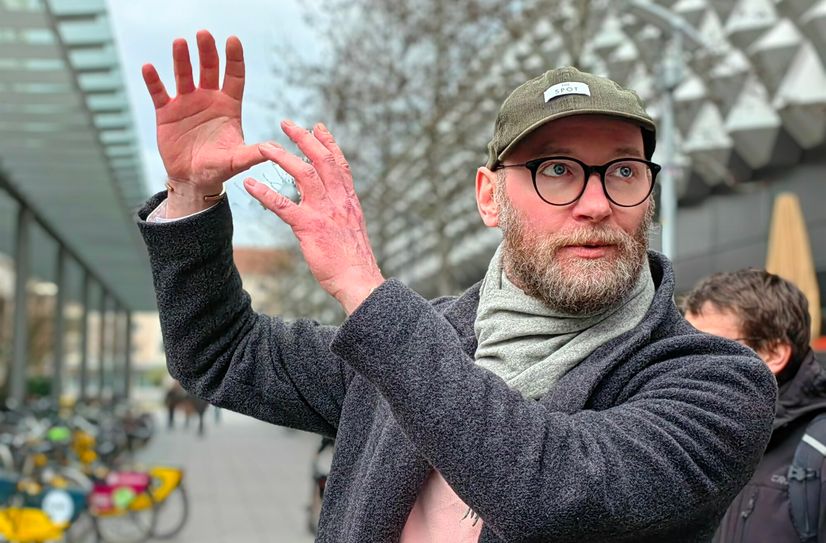 Architekt Alexander Poetzsch will verhindern, dass die Flaniermeile "verramscht".