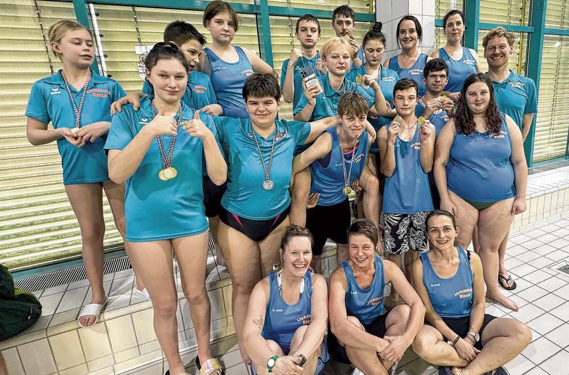Riesaer Förderschüler sind erfolgreiche Schwimmer.