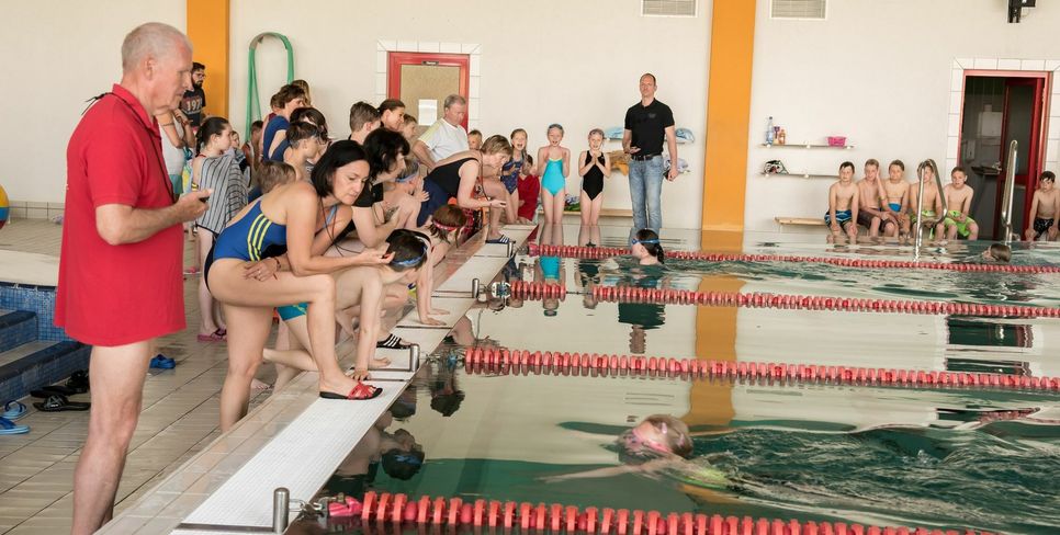 Schwimmwettkampf im Mai 2016. Foto: Spreewelten GmbH