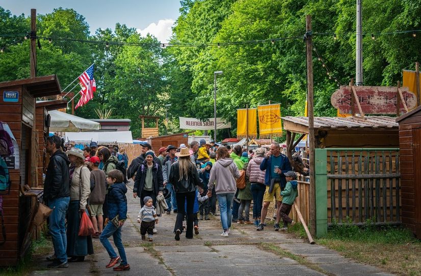 Viel los in der Westernstadt bei den Karl-May-Festtagen.