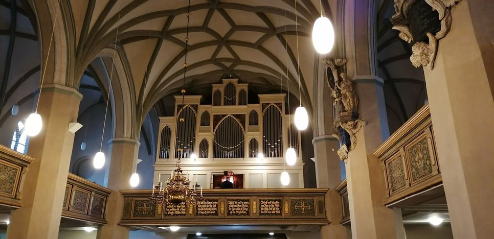 Die Schuke-Orgel der Paul-Gerhardt-Kirche.