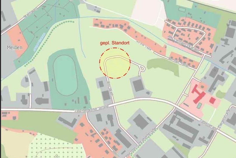 Die Lage. Grafik: Geoportal Sachsenatlas