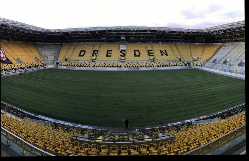 Foto vom 17. Januar / Rudolf-Harbig-Stadion