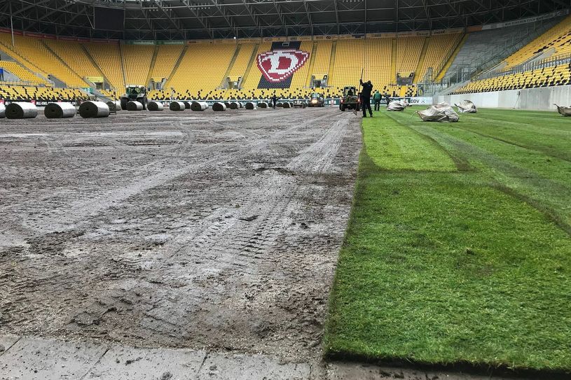 Foto vom 16. Januar / Rudolf-Harbig-Stadion