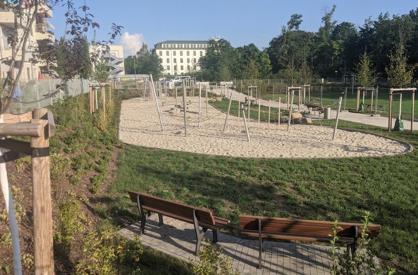 HIer darf ab sofort gespielt und getobt werden.