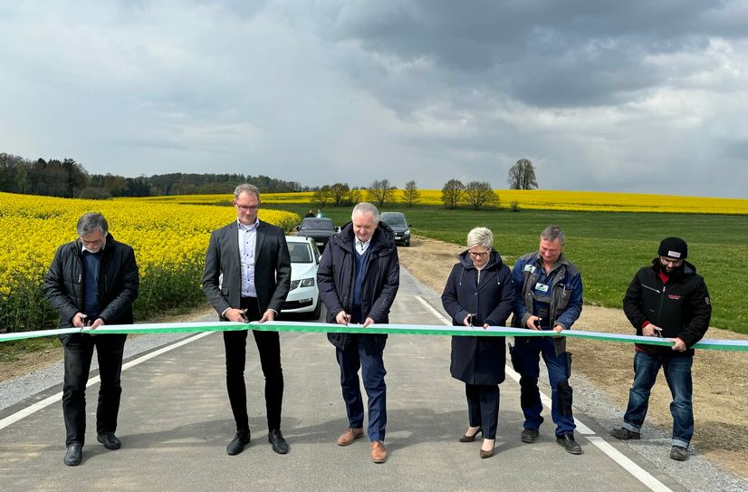 Am 24. April konnte der Weg nach Hauswalde offiziell für die Nutzung freigegeben werden.