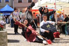 Ein Highlight aus dem Vorjahr: Vereinsmitglieder vom Chinesisch-Deutschen Zentrum e.V. zeigen traditionelle chinesische Kampfkunst auf dem Markt.