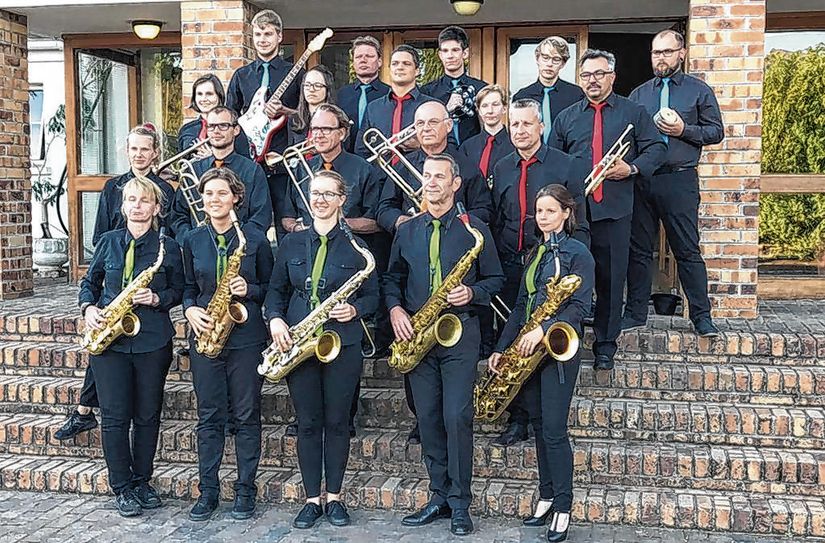 Die »Crazy Ties BigBand« spielt am 15. September in der Kirche Strehla.