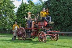 Auch eine der ältesten Feuerwehrdampfspritze Deutschlands wird beim Fest gezeigt und vorgeführt.