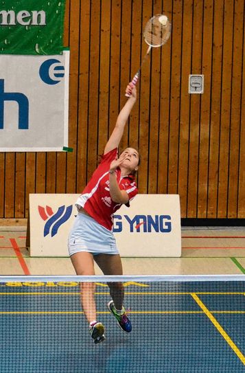...Badminton-Spielerin Annabella Jäger ist mit dabei. Foto: privat