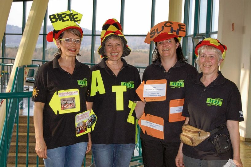 Das Team vom ATZE e.V. freut sich auf den Marktplatz. Foto: Wo