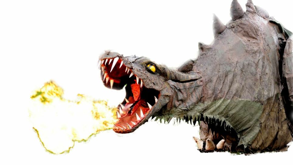 Den Drachen Fangdorn können Besucher des Mittelalterspektakels in Lauchhammer erleben. Foto: www.fangdorn.de