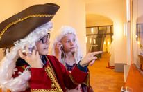 Die vergnügliche Zeitreise im Museum Mühlberg 1547 führt auf Schatzsuche im Mühlberg des Jahres 1547.