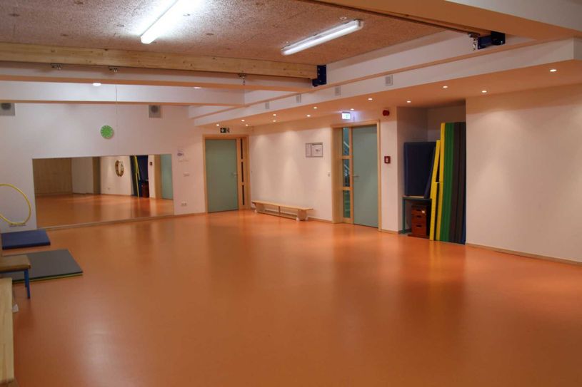 Im Untergeschoss des Neubaus wurde ein neuer Sportraum geschaffen. Foto: jho