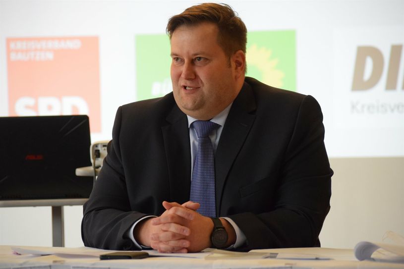 Alex Theile wird von der SPD, Die Linke und Bündnis 90/Die Grünen als Landratskandidat unterstützt.