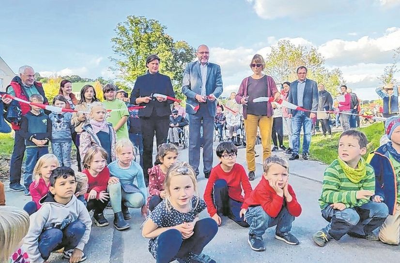 Der Bürgergarten ist jetzt freigegeben und darf genutzt werden - gerne von Zwei- und Vierbeinern.
