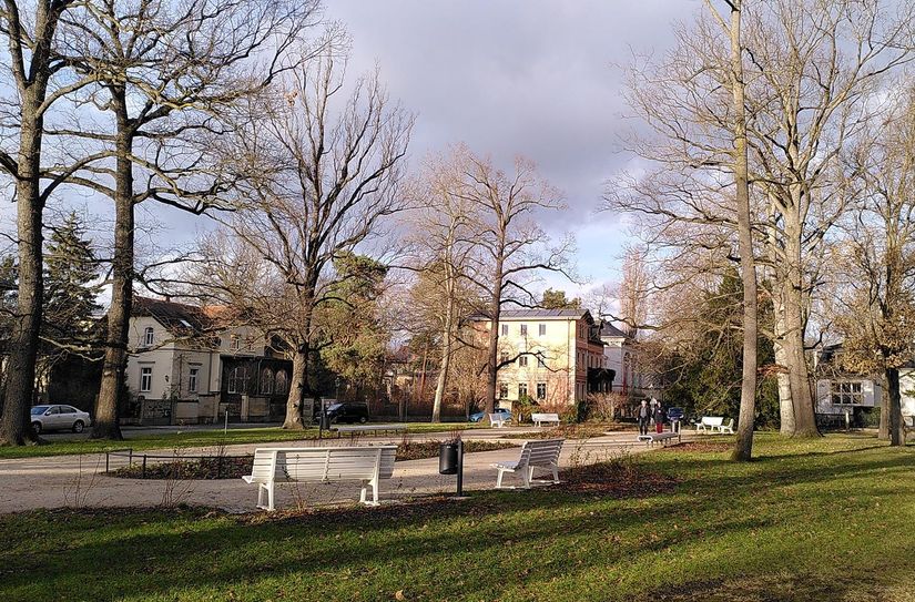 Der Friedensplatz in Blasewitz.